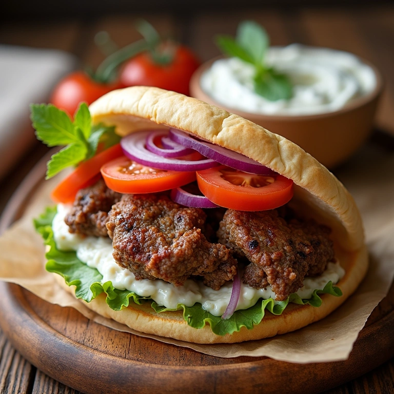 Gyro sandwich